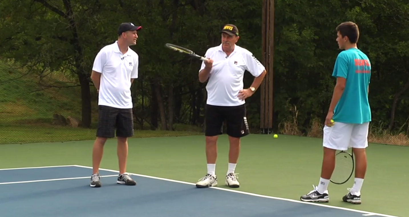 newk talking serve and volley