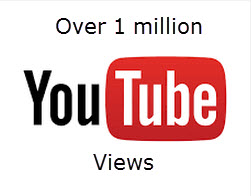 over 1 million youtube views