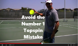 avoid topspin mistake