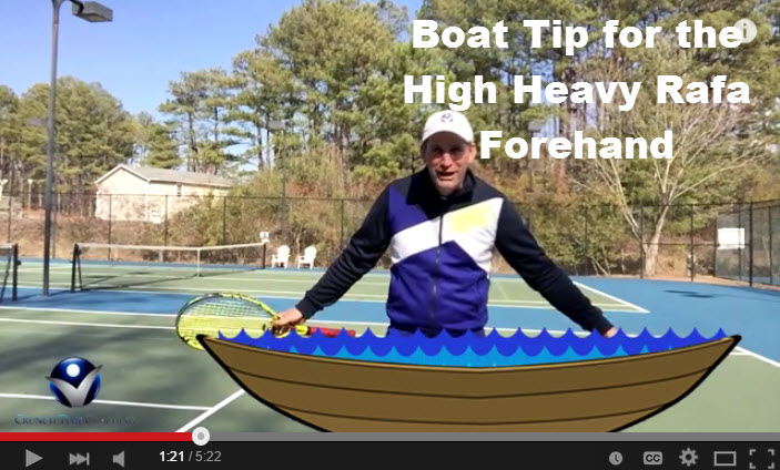 Forehand Lesson: Hit the Heavy Rafa Forehand with my Boat Tip