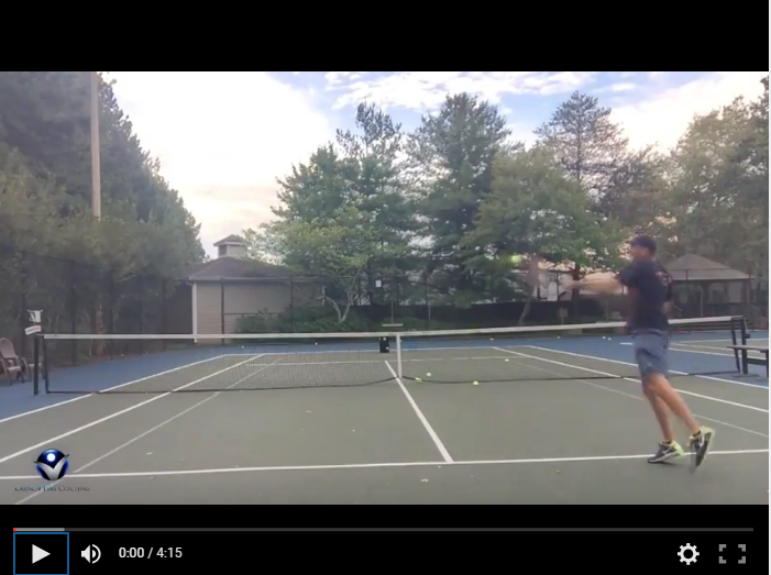Tennis Lesson: How to crush the approach shot with the ideal contact point…