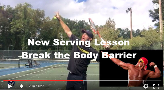 New Serve Lesson: Add Instant Power to your Serve by Breaking the Body Barrier