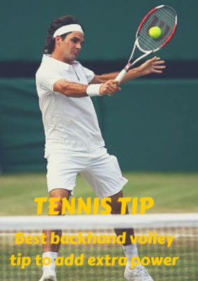 Tennis Tip: Best backhand volley tip to add extra power