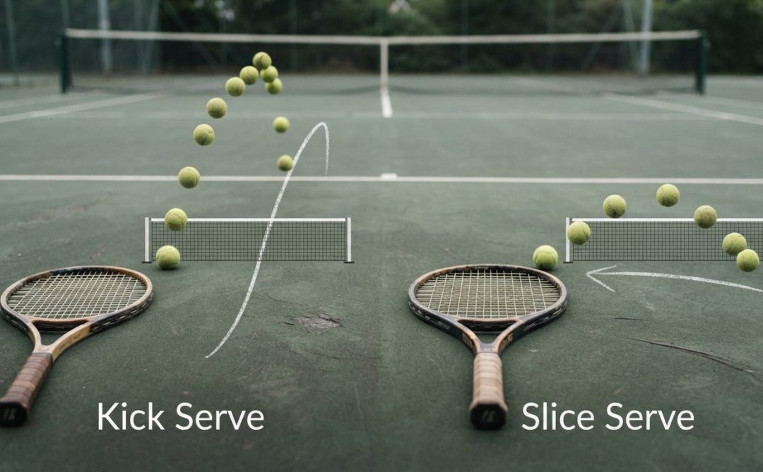 Kick Serve vs Slice Serve: Technique Comparison