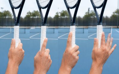 Step by Step Tennis Serve Grip Change for Kick Serve